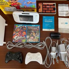 中古）Wii U マリオメーカーセット ・ プロコン2個 ・ ス...