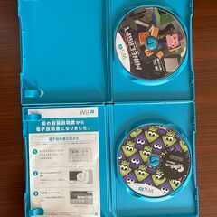 中古）Wii U マリオメーカーセット ・ プロコン2個 ・ スプラトゥーン・マイクラの画像