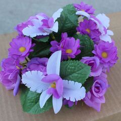 造花/フラワー/お花/インテリアなどに（専用箱入り・新品を総数18個入りをまとめての出品になります）COLOUR:LAVENDER未使用新品の画像