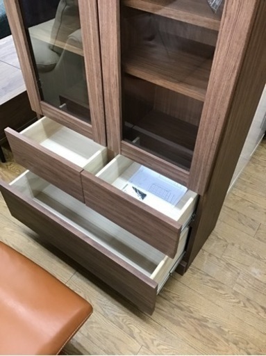 KE-113【ご来店頂ける方限定】新入荷　アウトレット　ニトリ　本棚　ブラウン