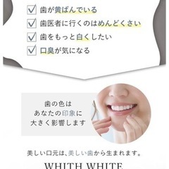 WHITH WHITE 歯磨き粉 ホワイトニング パウダー 26g 口臭ケアの画像