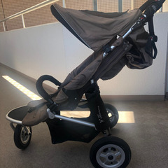 ベビーカー　エアーバギー　ミミ　ブラウン　空気入れ付きの画像