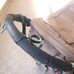 ベビーカー　エアーバギー　ミミ　ブラウン　空気入れ付きの画像