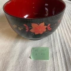 塗り　椀セットの画像