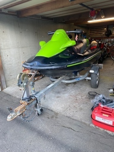 KawasakiジェットスキーJT900Bトレーラー付き