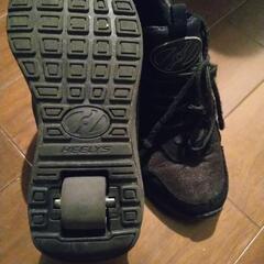 ヒーリーズHeelys　ローラーシューズ　黒21cmの画像