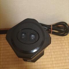 タワー式電源タップBEVA 3層縦コンセント 12AC充電口（110-125V）

の画像