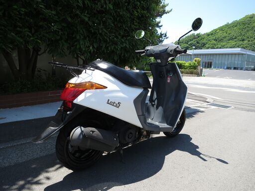 スズキ　レッツ5(インジェクション)　中古実動美車　バッテリー新品交換済み　オイル交換済み　ナンバー登録書類有