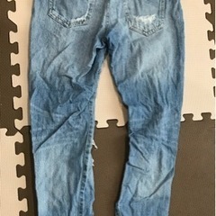 GRL ハードクラッシュダメージデニム　Sサイズの画像