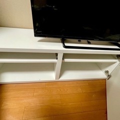 【6月1日まで受付 / 6月4日頃お渡し】　IKEA製品　BESTA ベストー　テレビボード　ホワイトの画像