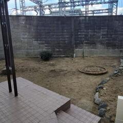 庭の整地、石の移動、木の伐採依頼