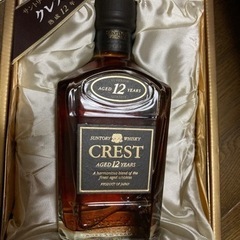 古酒　サントリーウイスキー「クレスト熟成12年」