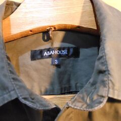 ミリタリー M65　長袖シャツ ワークシャツ カーキ ABAHOUSE ３の画像