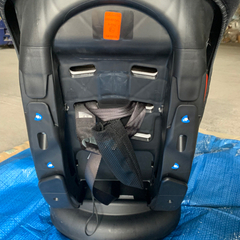 joie キャノピー付きチャイルドシート　ギンガムチェックブラックの画像