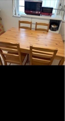 IKEA テーブル\u0026チェア4脚セット