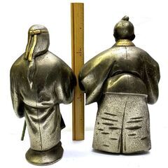 ☆アンティーク　老爺　老婆　鋳物☆置物　レトロ　骨董　の画像