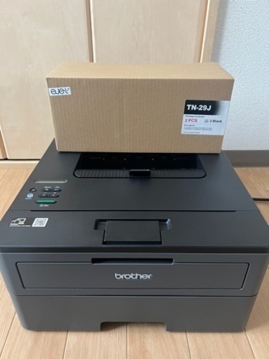 ブラザー レーザープリンター A4 モノクロ  HL-L2375DW    新品トナー2本付