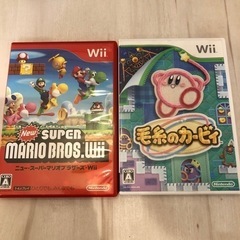 wiiセット ソフト6本の画像