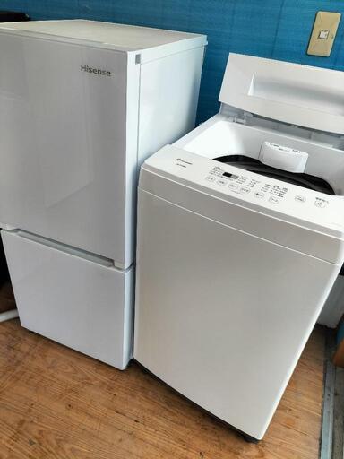 新生活応援家電セット！！No８３　ハイセンス　HR-G13A-W  2ドア冷凍冷蔵庫 134L　2020年製・アイリスオーヤマ KAW-YD60A 全自動洗濯機 6.0K 2020年製 2点セット！！