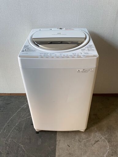 配送　設置無料　最短翌日お届け！中古品✨ TOUSHIBA/東芝/東芝ライフスタイル株式会社/全自動電気洗濯機/6.0kg/縦型洗濯機/AW-6G2/2015年製