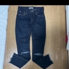 ダメージデニム ジーンズ　moussy サイズ25