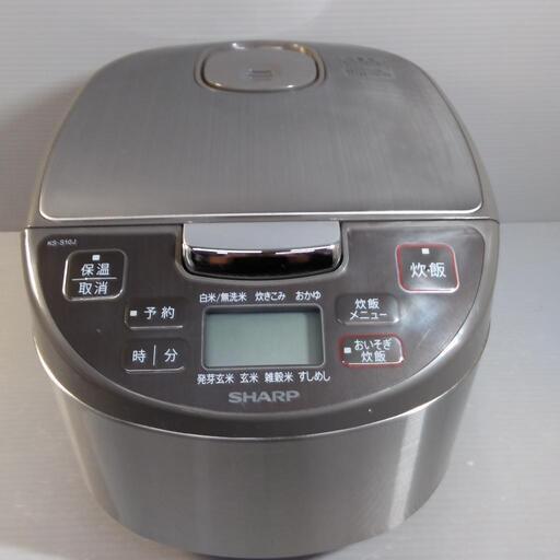 K39 SHARP マイコン炊飯器 5.5合炊き KS-S10J 【リサイクルマート鹿児島鹿屋店】