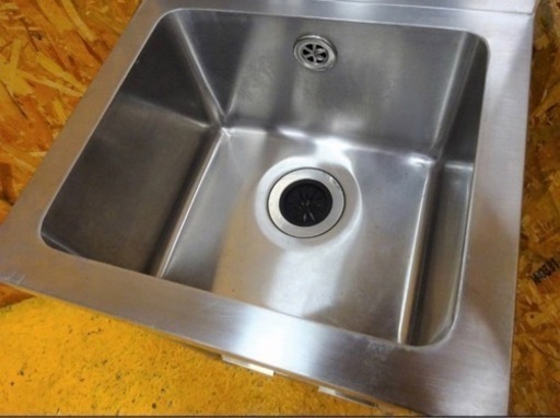 (685-0) 業務用 ステンレス 1槽シンク W450D450H800BG150 中古品 一槽 流し台 厨房機器 飲食店 店舗 大阪