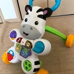 顔の落書きが気になるけど、まだまだ歩けるシマウマウォーカーの画像