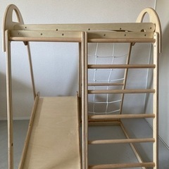 木製ジャングルジム アスレチック