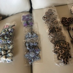 親子ゴム 56個以上 18セット ハンドメイド ヘアゴム オマケ付きの画像