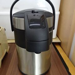 【恵庭】タイガー　ステンレスエアーポット 2.2L 中古品 動作品 PayPay支払いOK！の画像