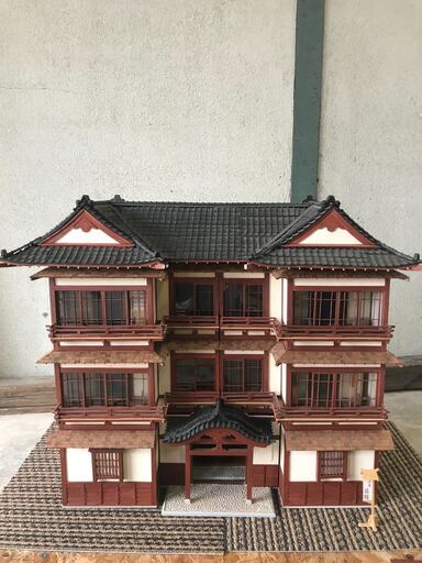 福岡）東区より　【組立済ジャンク扱】　ディアゴスティーニ　伝統旅館をつくる
