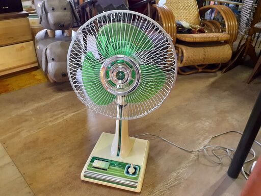 昭和レトロ 扇風機 サンヨー SANYO EF-6VN 　/UJ-0108 南