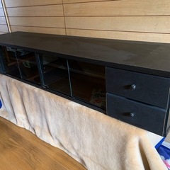 テレビボード　ブラック