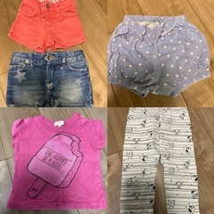 最終値下げ！80cm 女の子　春＆夏服　２1枚まとめ売り　美品＆未使用あり。の画像