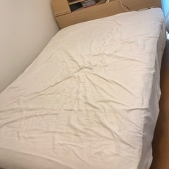 【値下げ相談可】ニトリ　ダブルベッド　すのこ