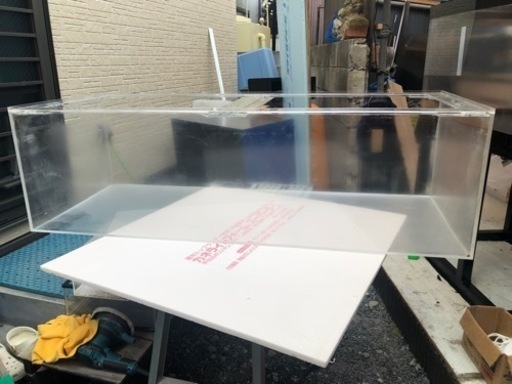 アクリル水槽1500×600×450 水槽のみ