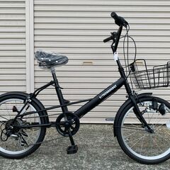 値下げ！新品★未使用　小径車　20インチ　シマノ6段ギア　マット...