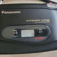 ミニのカセットレコーダー,ヘッドフォン🎧️