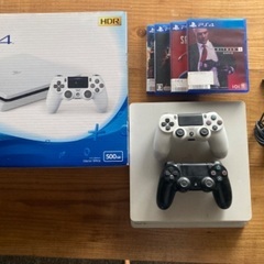 【値下げ】美品　プレイステーション4本体　ゲーム機　ソフト　コン...