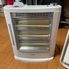 電気ストーブと空気フィルター