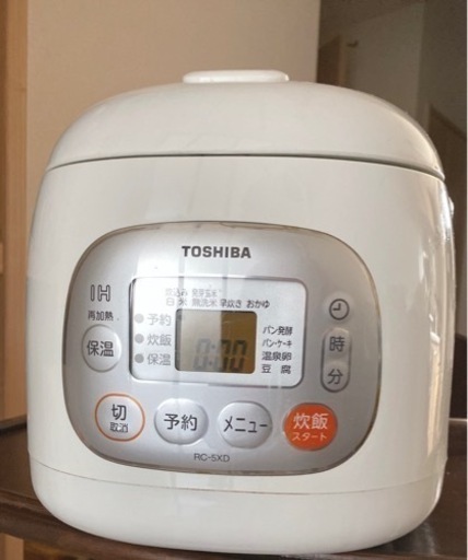 TOSHIBA RC-5XD ３合炊き炊飯器（受け取り無料の追記あり）