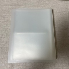 無印良品2段フォトアルバムクリア中古【結構】