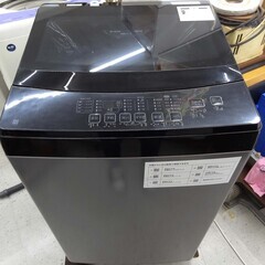 【恵庭】ニトリ　全自動洗濯機　NTR60BK　6.0㎏　2022年製　ブラック　中古品　PayPay支払いOK！