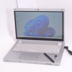 Windows11搭載 中古美品 ノートPC Panasonic CF-MX4EFCCS 第5世代Core i5 4GB 爆速SSD DVDRW 無線 Bluetooth カメラ Office