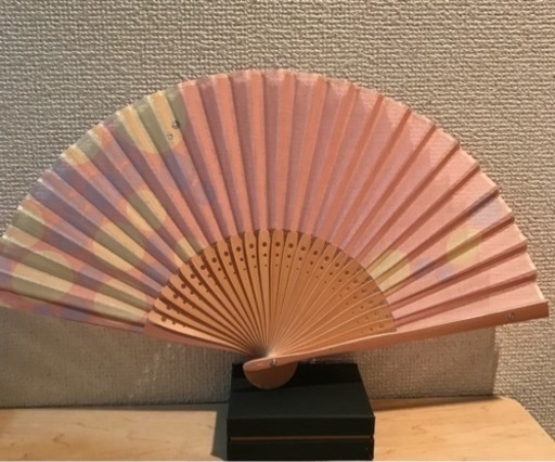 【新品未使用】 東京浅草「高久」　扇子   女性用　ビジュー付
