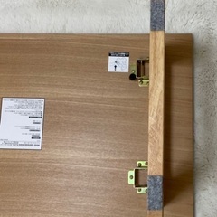 【引き取りに来てくださる方 】LOWYA 幅88cm 天然木使用 折りたたみテーブル ローテーブル センターテーブル 一部傷ありの画像