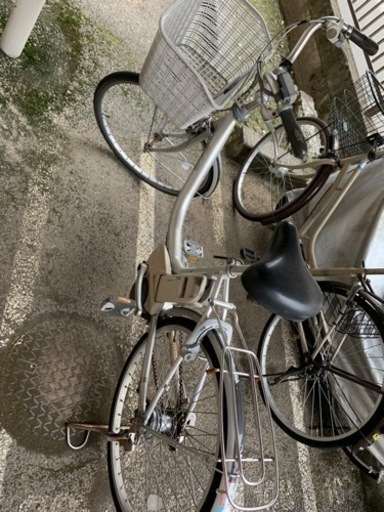 電動自転車＊バッテリーリフレッシュ済＊タイヤ八部山