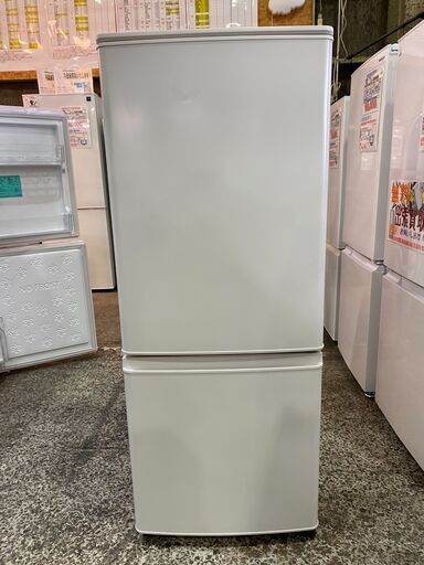 【愛品館市原店】三菱 2022年製 146L 2ドア冷蔵庫 MR-P15G-W【愛市IR014384-104】