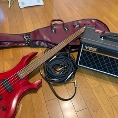 ベースセット（ベース、ベースアンプ）